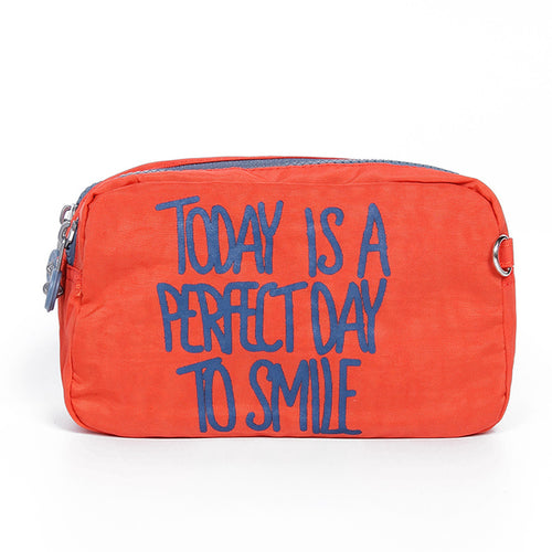 Bolsa de Maquillaje de Nylon Impermeable y Estuche Organizador de Viaje