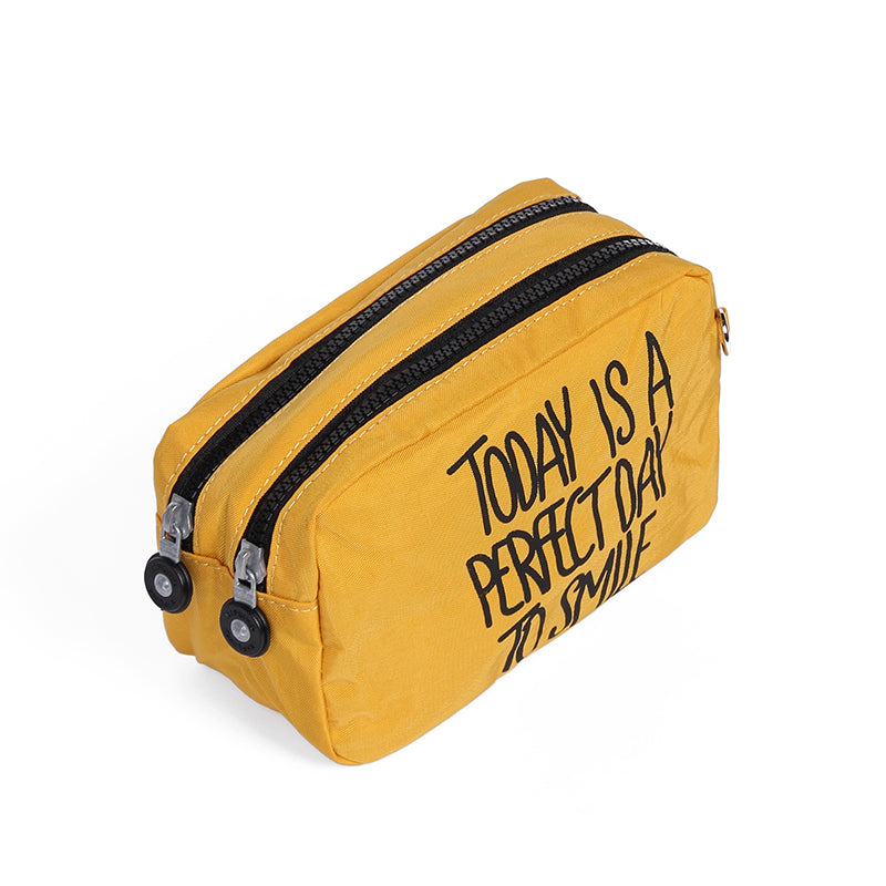 Bolsa de Maquillaje de Nylon Impermeable y Estuche Organizador de Viaje
