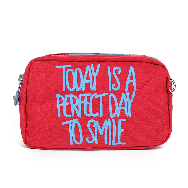 Bolsa de Maquillaje de Nylon Impermeable y Estuche Organizador de Viaje