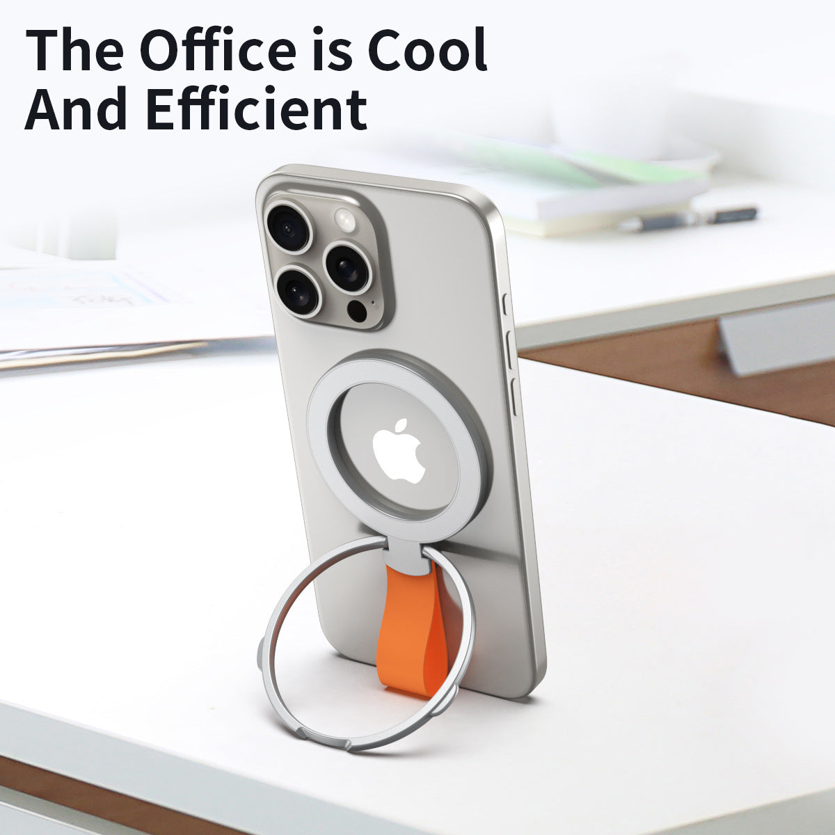 MagSafe Phone Ring Holder with Strong Magnetic Support
