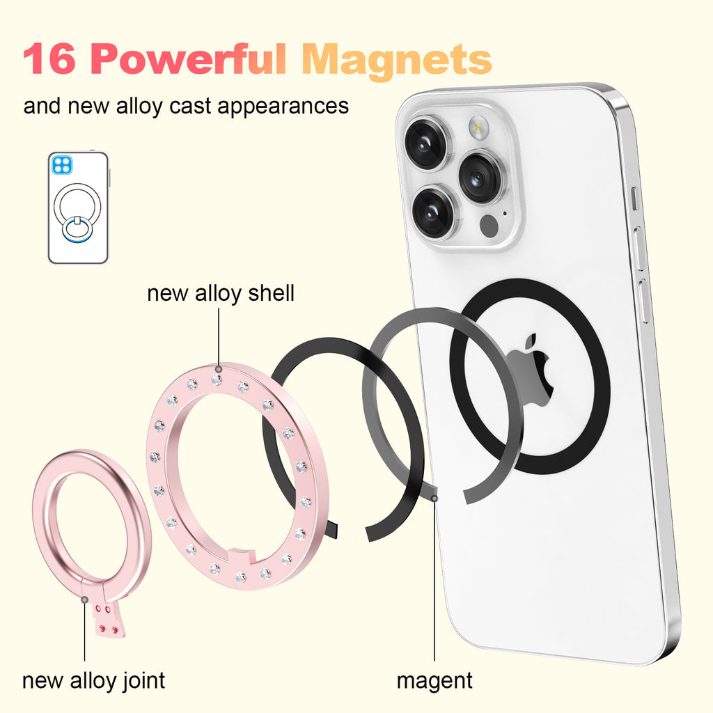 MagSafe Ring Stand for iPhone with N52 Magnet (Thin)