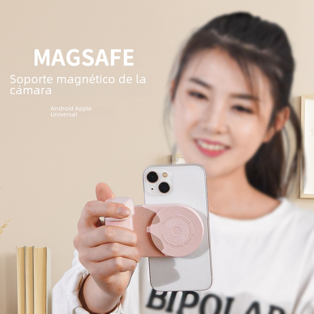 Estabilizador de Mango para Cámara Bluetooth con Soporte MagSafe