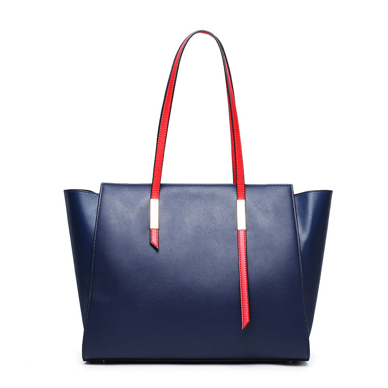 Large Capacity One-Shoulder Leather Handbags